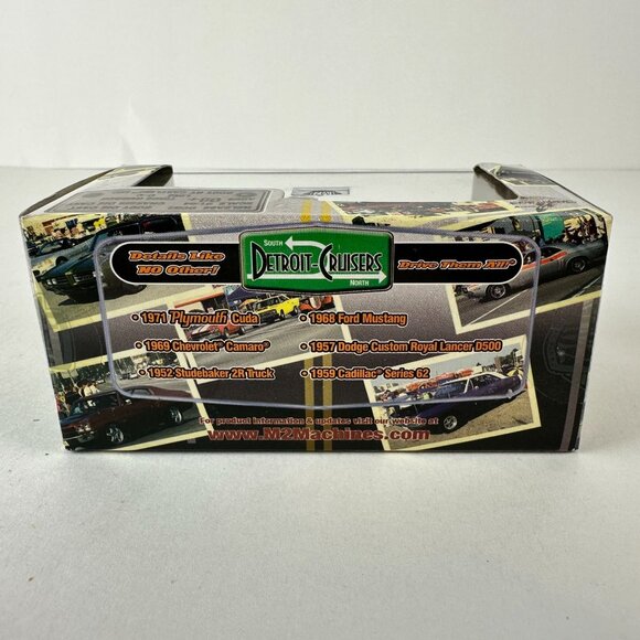 1952 Studebaker 2R Truck Die-Cast Model 1:64 Scale Detroit Cruisers M2 Machines - Picture 3 of 4